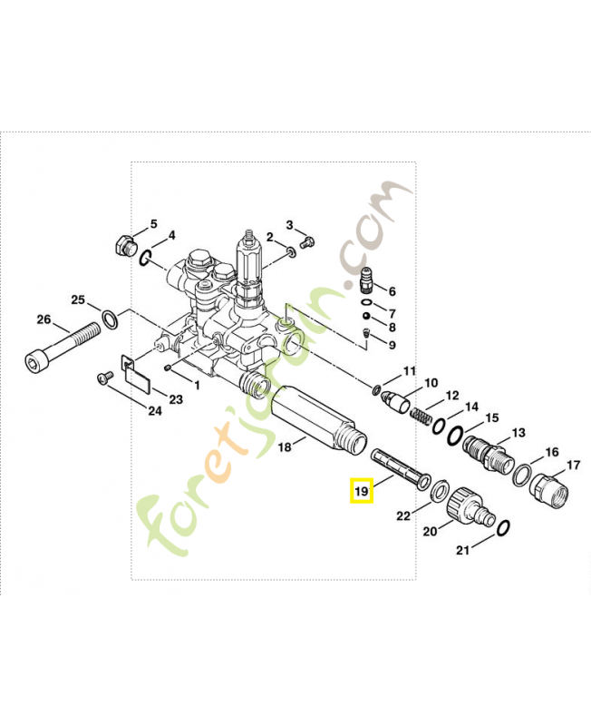 Tamis 4757-701-8800. Pièce détachée Stihl / Vicking