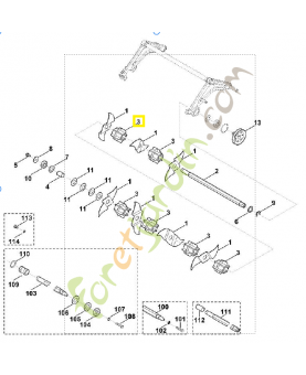 Pièce d’écartement 6290-702-4400. Pièce de rechange Sithl / Vicking