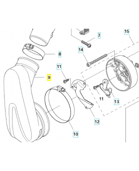 Tuyau 584642402. Pièce détachée Husqvarna