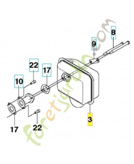 SILENCIEUX COMPLET 581129801
