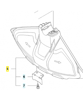Protecteur 577018305.Pièce détachée Husqvarna