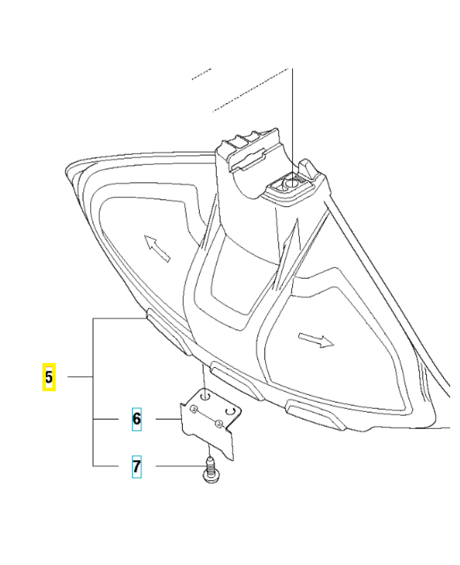 Protecteur 577018305.Pièce détachée Husqvarna