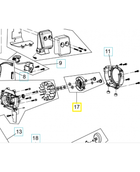 Embrayage complet 597594301. Pièce détachée Husqvarna