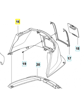 Base 596233701. Pièce détachée Husqvarna