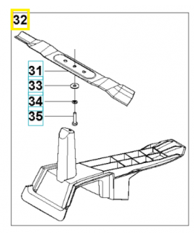 kit mulching 590790901. Pièce détachée Husqvarna