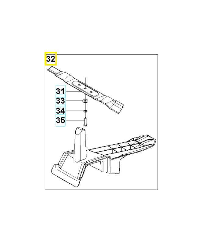 kit mulching 590790901. Pièce détachée Husqvarna