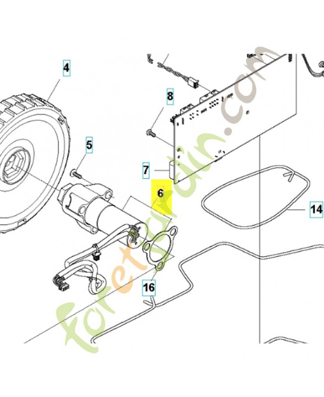 Ensemble de moteur de roue 577839906 Ensemble de moteur de roue 577839906