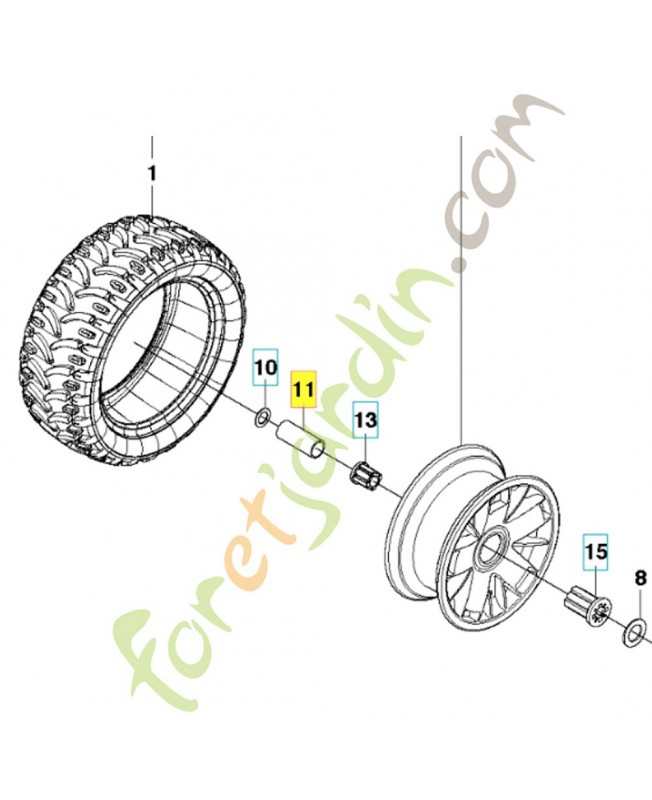 douille d espacement