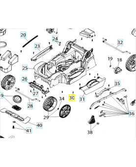 Vis 589664501. Pièce détachée Husqvarna