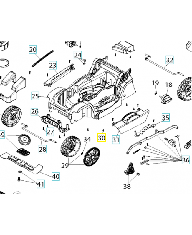 Vis 589664501. Pièce détachée Husqvarna