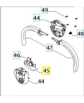Câblage complet 589663901. Pièce détachée Husqvarna