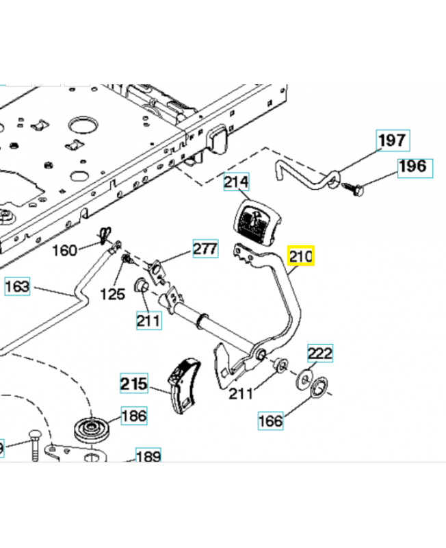 Pedale husqvarna 588921001 Pedale husqvarna 588921001