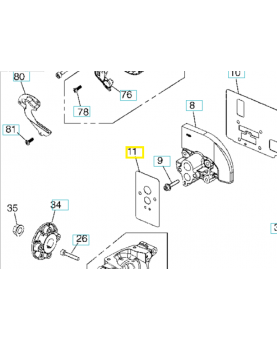 Joint 577089601. Pièce de rechange Husqvarna