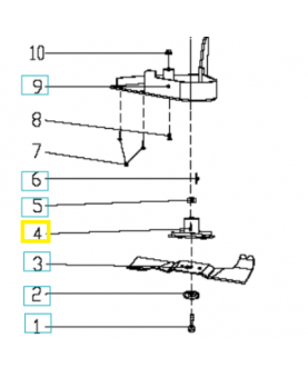support de lame 587911201. Pièce de rechange Husqvarna