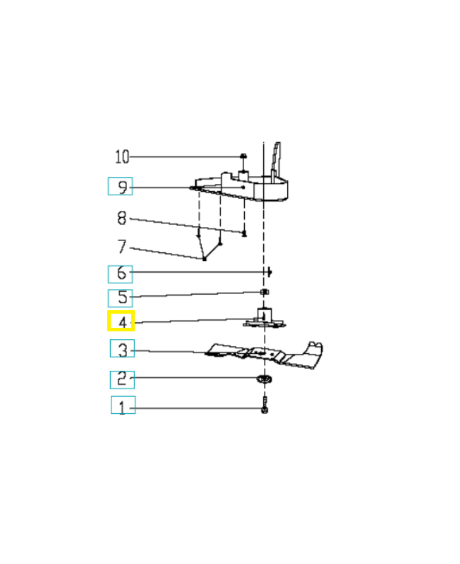 support de lame 587911201. Pièce de rechange Husqvarna