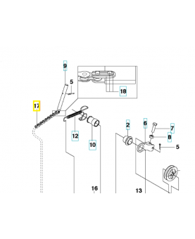 Chaîne 506554609. Pièce de rechange Husqvarna