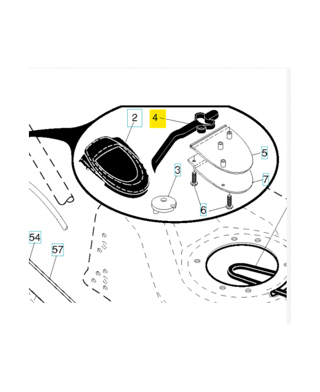 Levier husqvarna 532425583 - Pièce de détachée Husqvarna Levier husqvarna 532425583 - Pièce de détachée Husqvarna