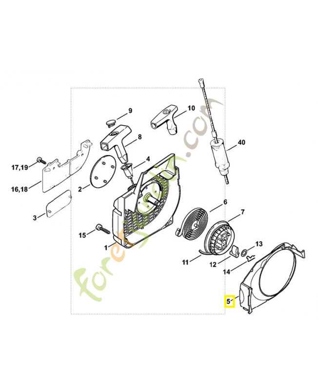 Déflecteur d'air 1123-084-7800. Pièce de rechange Sithl / Vicking Déflecteur d'air 1123-084-7800. Pièce de rechange Sithl / Vicking