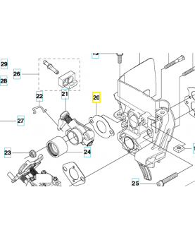 Joint 544160801. Pièce de rechange Husqvarna