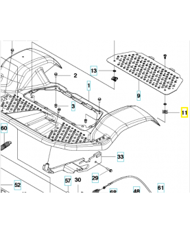Prise 575882101. Pièce de rechange Husqvarna