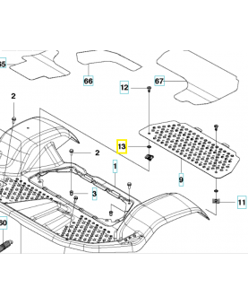 Douille 575882001. Pièce de rechange Husqvarna