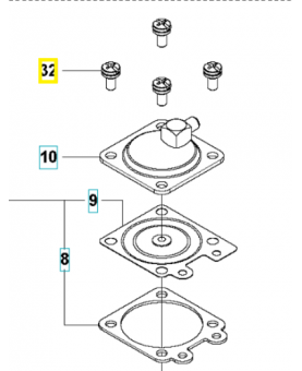 Vis 520978801. Pièce de rechange Husqvarna