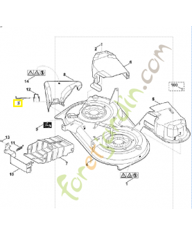 Axe 6165-703-0900. Pièce de rechange Sithl / Vicking