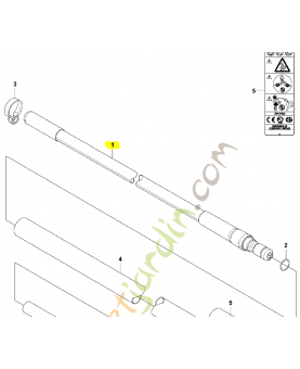 Arbre flexible husqvarna réf : 574509401
