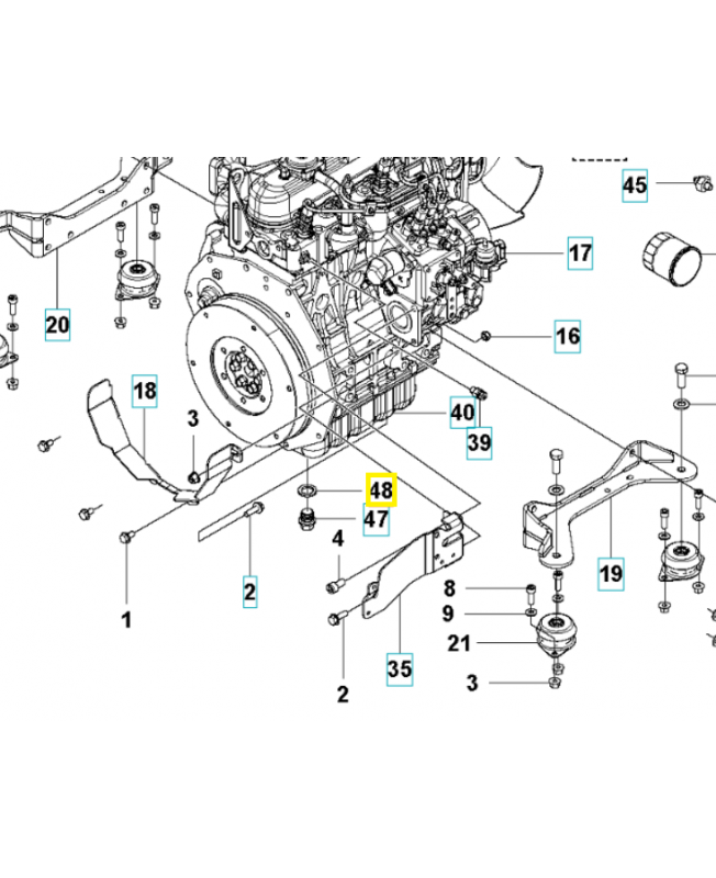 Joint 578009602. Pièce de rechange Husqvarna