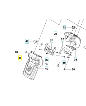 carter 576231101. Pièce de rechange Husqvarna