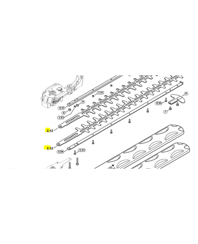 Jeu de de couteaux 700 référence 4812-710-6062