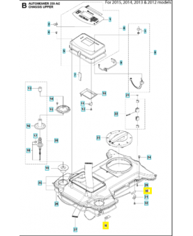 CIRCUIT IMPRIME COMPLET 578789003. Pièce de rechange Husqvarna