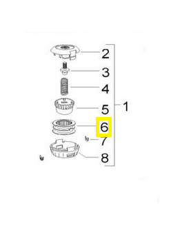 Bobine 537421701. Pièce de rechange Husqvarna