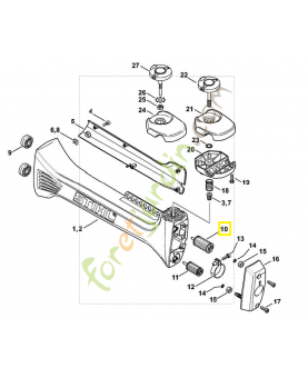Ressort anti vibration 4147-790-8301. Pièce de rechange Sithl / Vicking