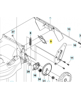 carter 587095402. Pièce détachée Husqvarna