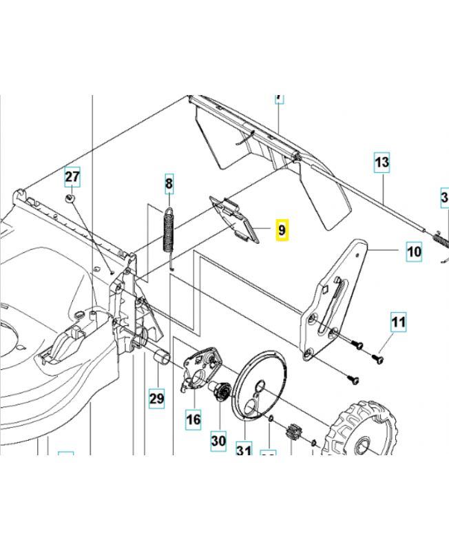 carter 587095402. Pièce détachée Husqvarna