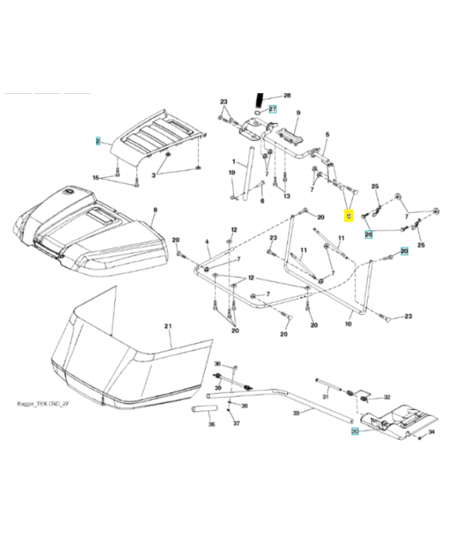 Vis 872040410. Pièce de rechange Husqvarna Vis 872040410. Pièce de rechange Husqvarna