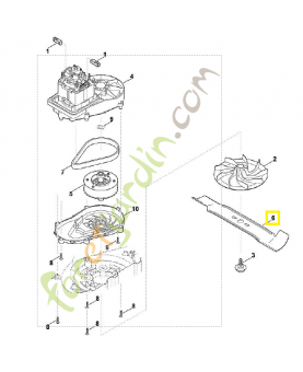 Lame 6320-702-0100. Pièce de rechange Sithl / Vicking