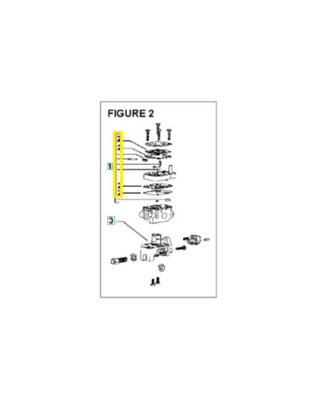 Jeu de joints 538249802. Pièce de rechange Husqvarna