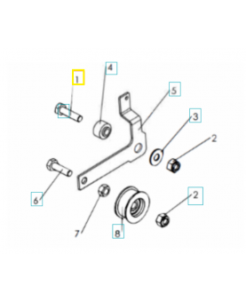 Vis 519653126. Pièce de rechange Husqvarna