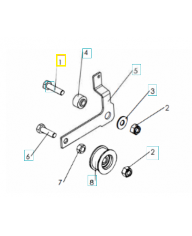 Vis 519653126. Pièce de rechange Husqvarna