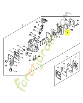 Plaque de base de pompe à carburant Z010-056-A004