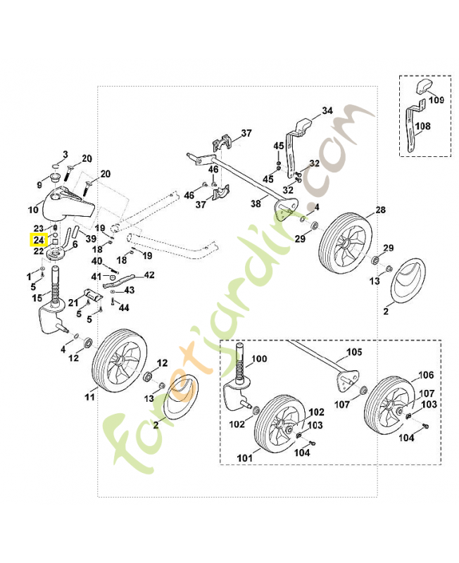 Bille 12,7 9516-003-9500. Pièce de rechange Sithl / Vicking