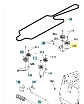 Support 583567401. Pièce de rechange Husqvarna