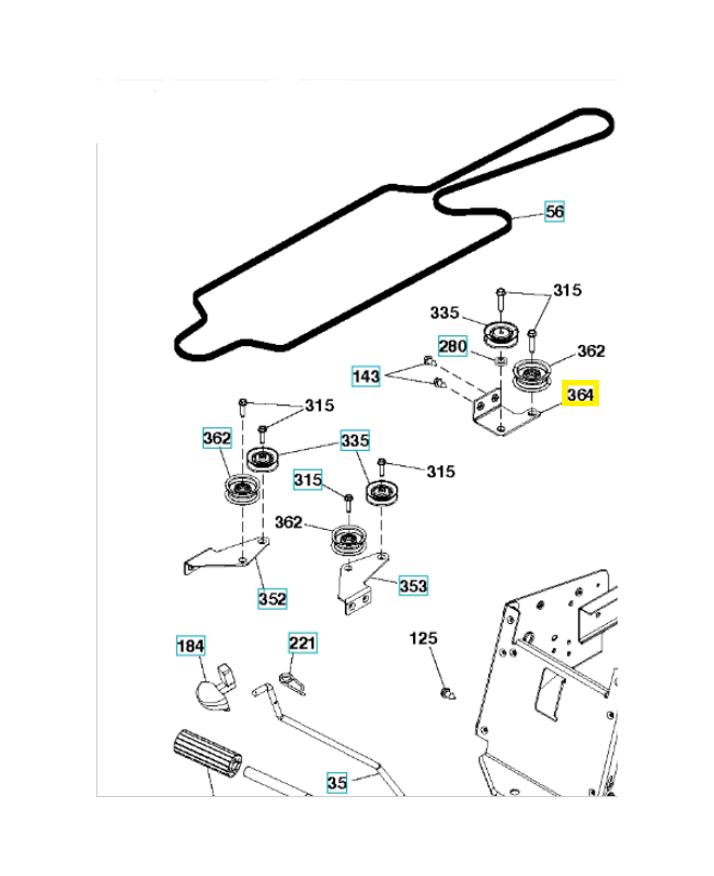 Support 583567401. Pièce de rechange Husqvarna Support 583567401. Pièce de rechange Husqvarna