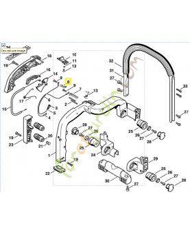 Ressort connexion 4221-442-1601. Pièce de rechange Sithl / Vicking