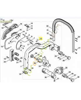 Ressort coude 4221-182-4505. Pièce de rechange Sithl / Vicking