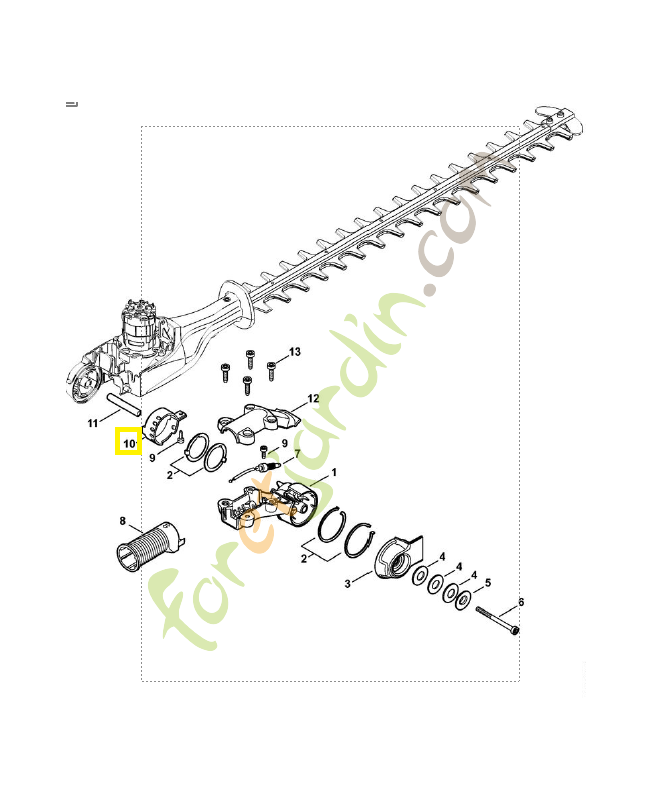 Secteur encliquetage 4859-642-4600. Pièce de rechange Sithl / Vicking Secteur encliquetage 4859-642-4600. Pièce de rechange Sithl / Vicking