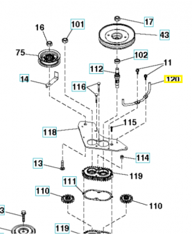 Bande 503996103. Pièce de rechange Husqvarna