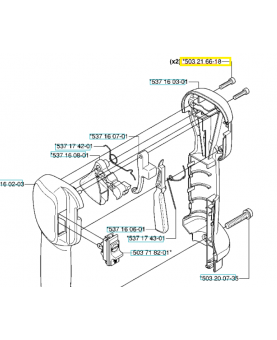 Vis 503216618. Pièce de rechange Husqvarna